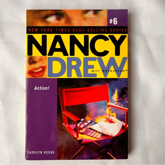 Action!  ~ Nancy Drew Girl Detective Series Book 6, By Carolyn Keene - Picture 1 of 9